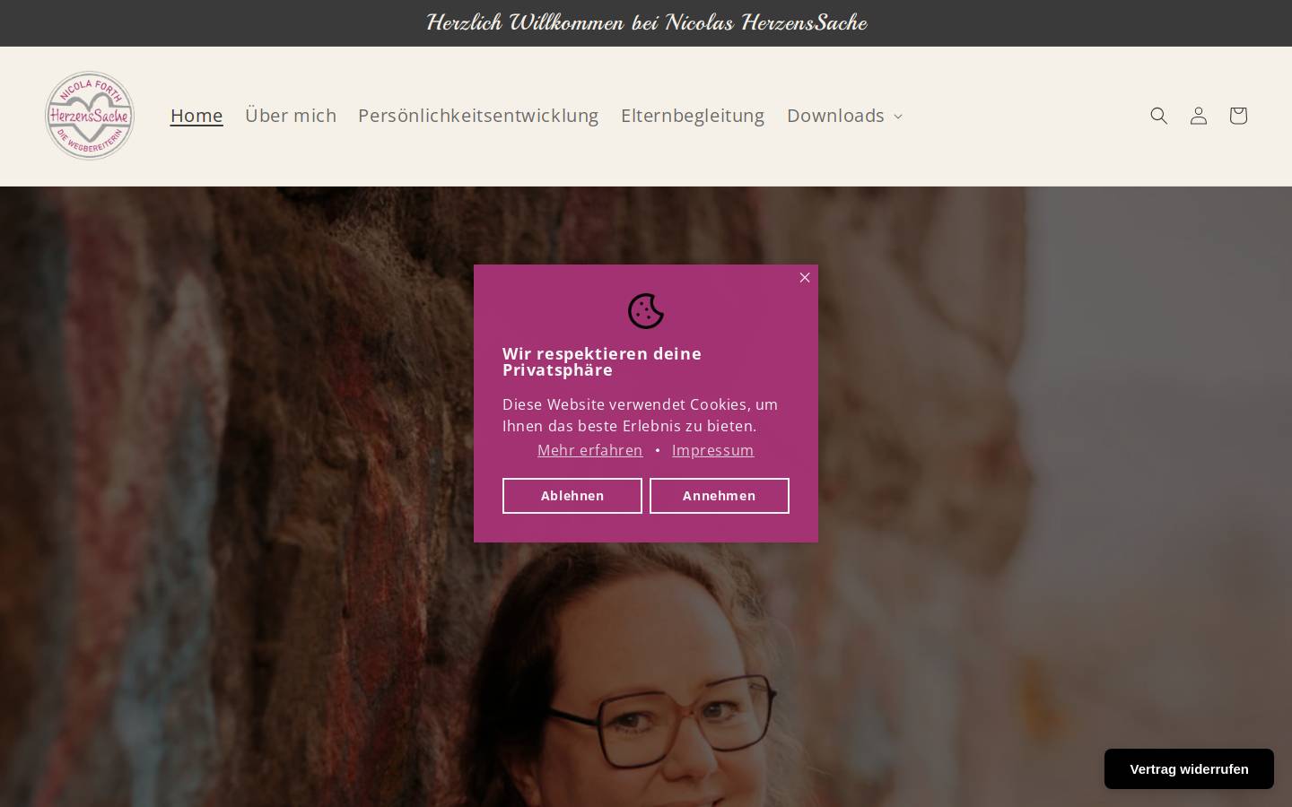 nicolaforth.de homepage screenshot