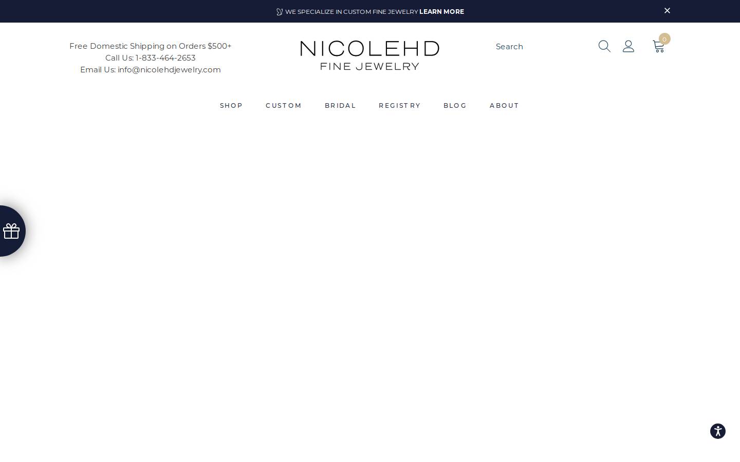 nicolehdjewelry.com homepage screenshot