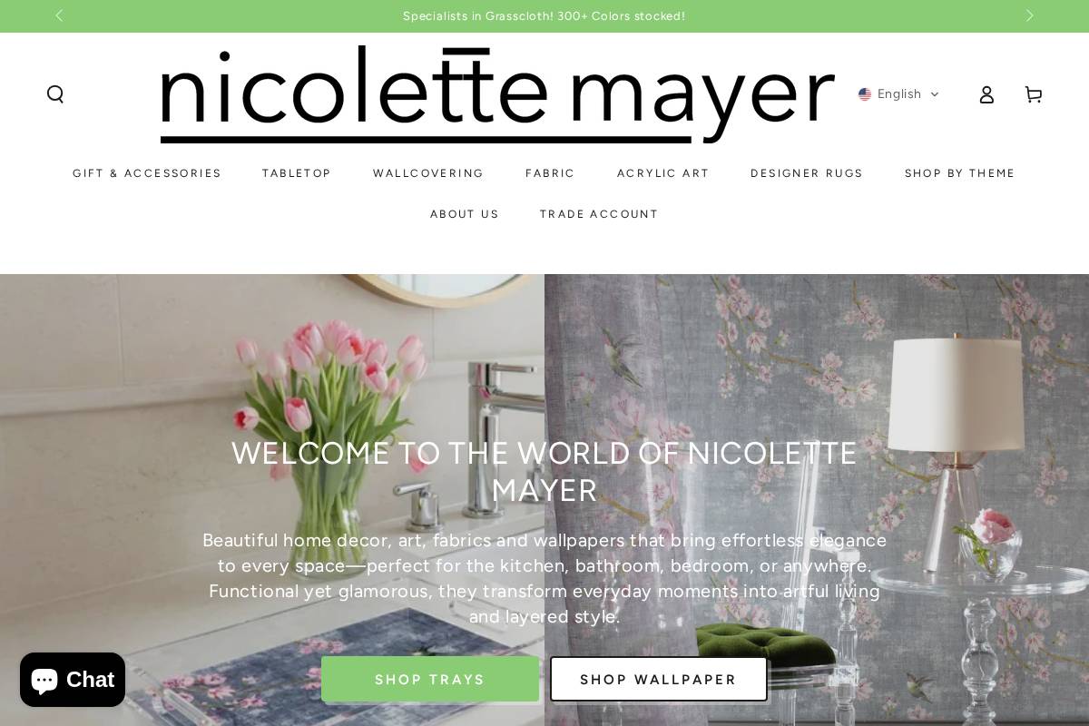 nicolettemayer.com homepage screenshot