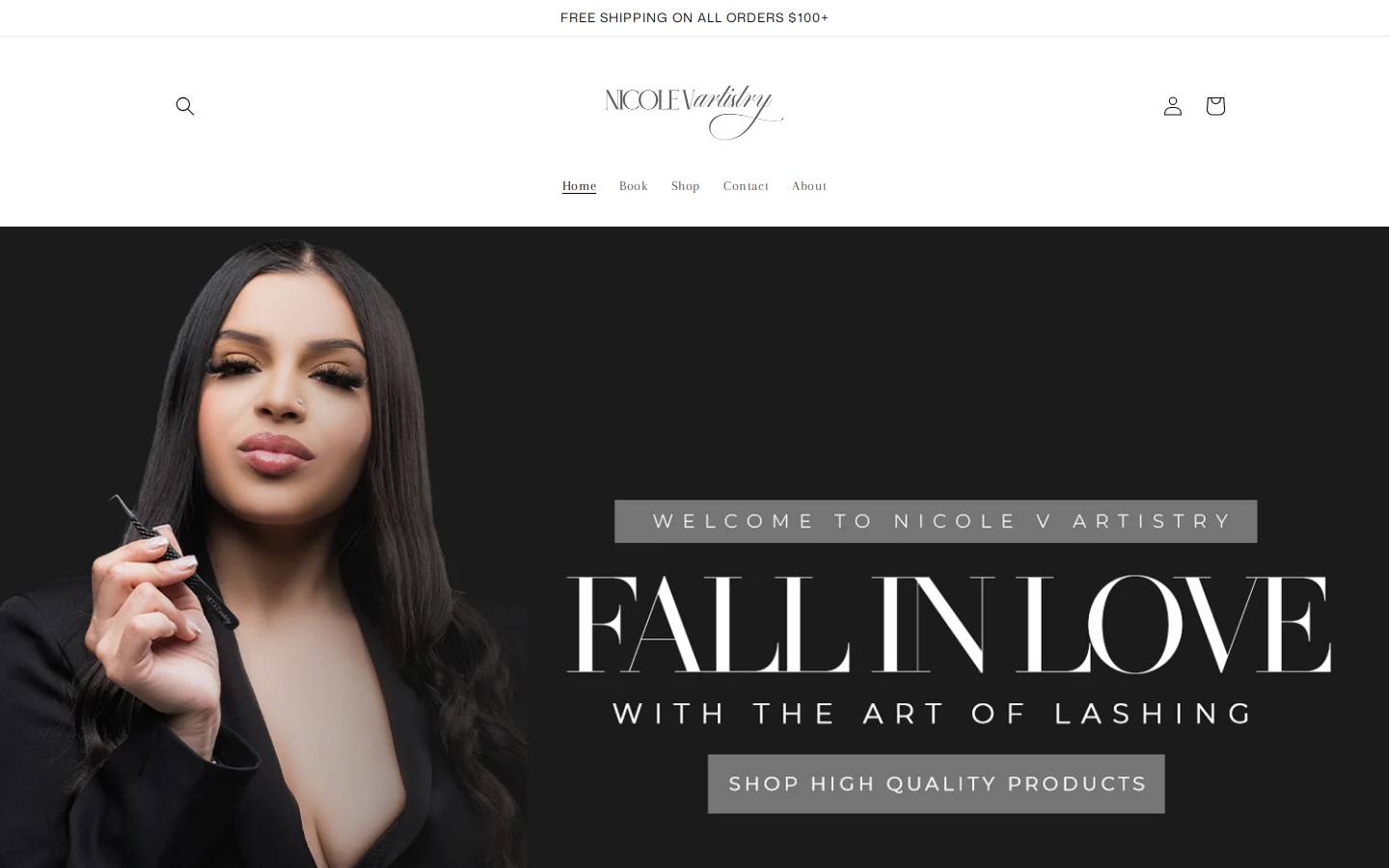 nicolevartistryllc.com homepage screenshot