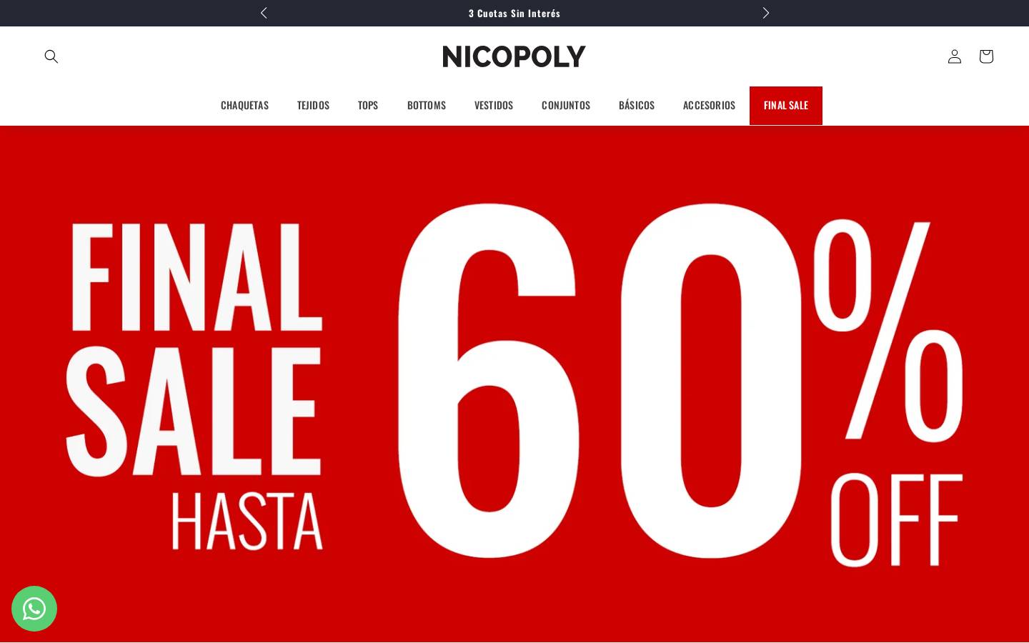 nicopoly.cl homepage screenshot