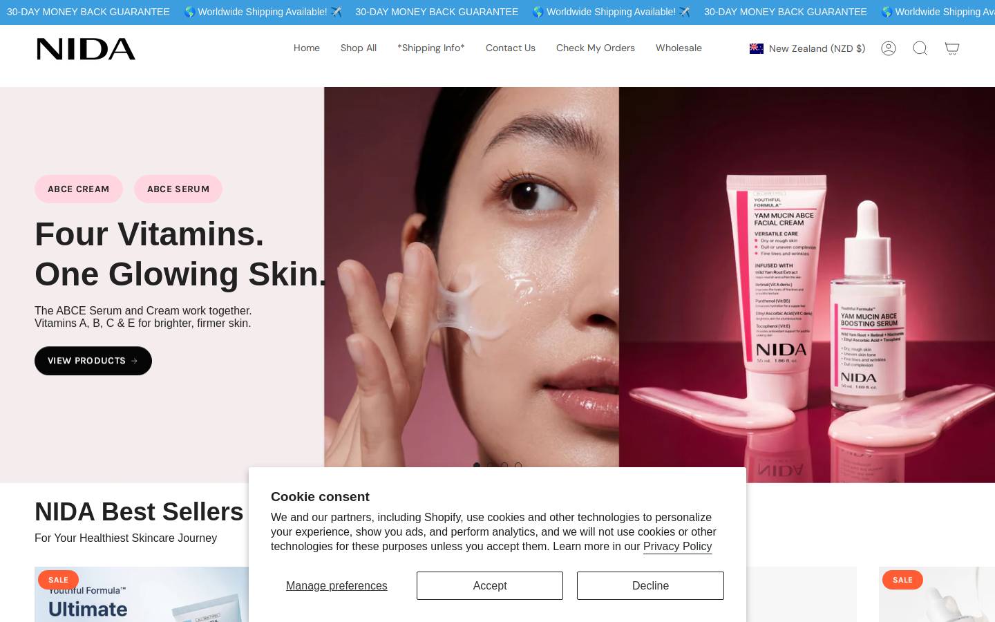 NIDA homepage screenshot