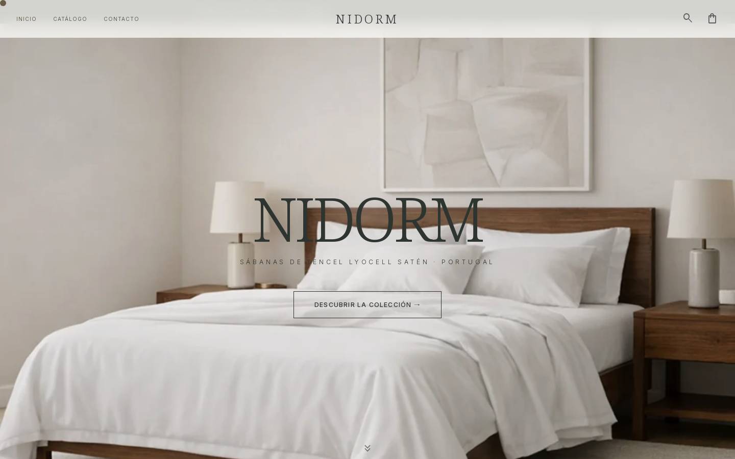 nidorm.com homepage screenshot