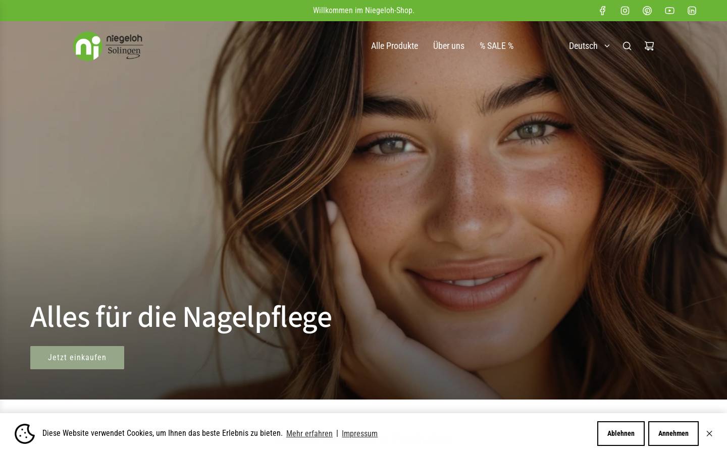 niegeloh.com homepage screenshot
