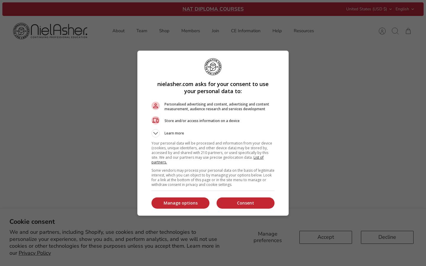 NAT Global Campus homepage screenshot