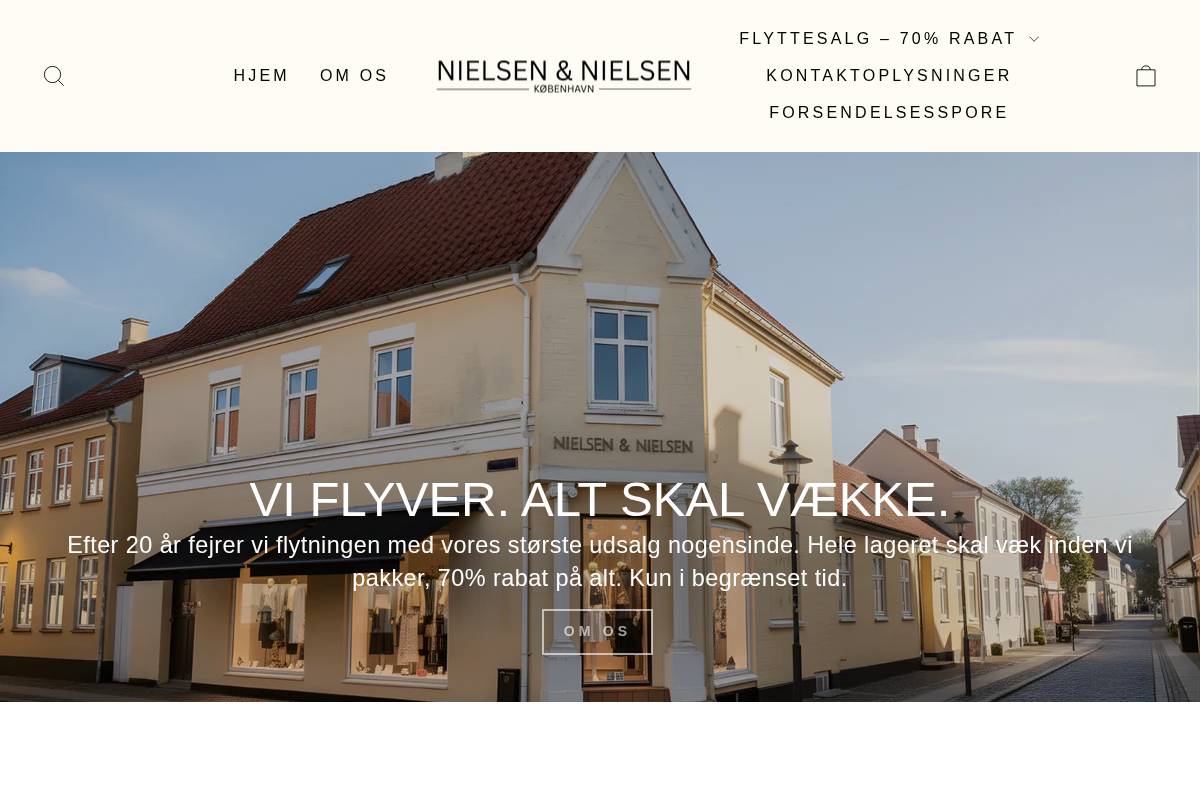 Nielsen Og Nielsen homepage screenshot