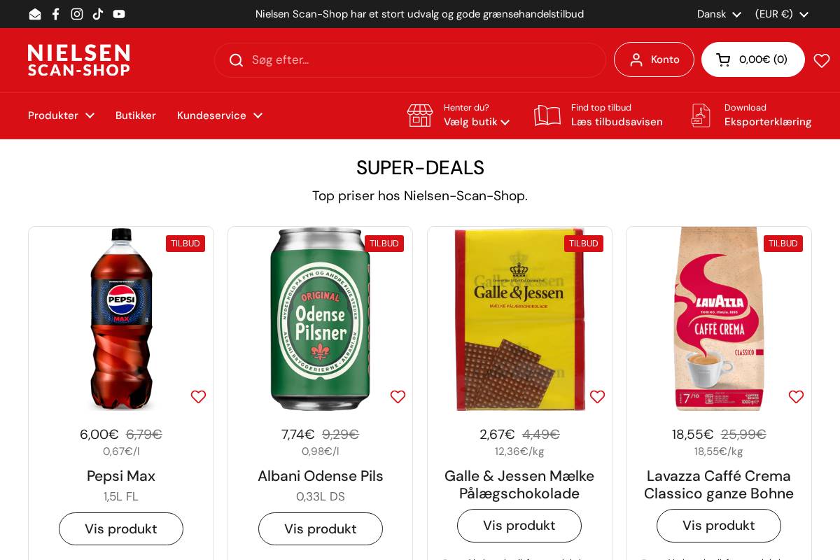 Nielsen Online (lukket) homepage screenshot