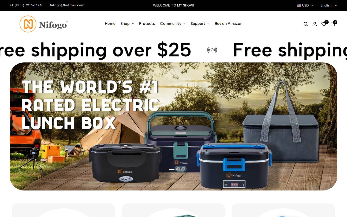 nifogo.com homepage screenshot
