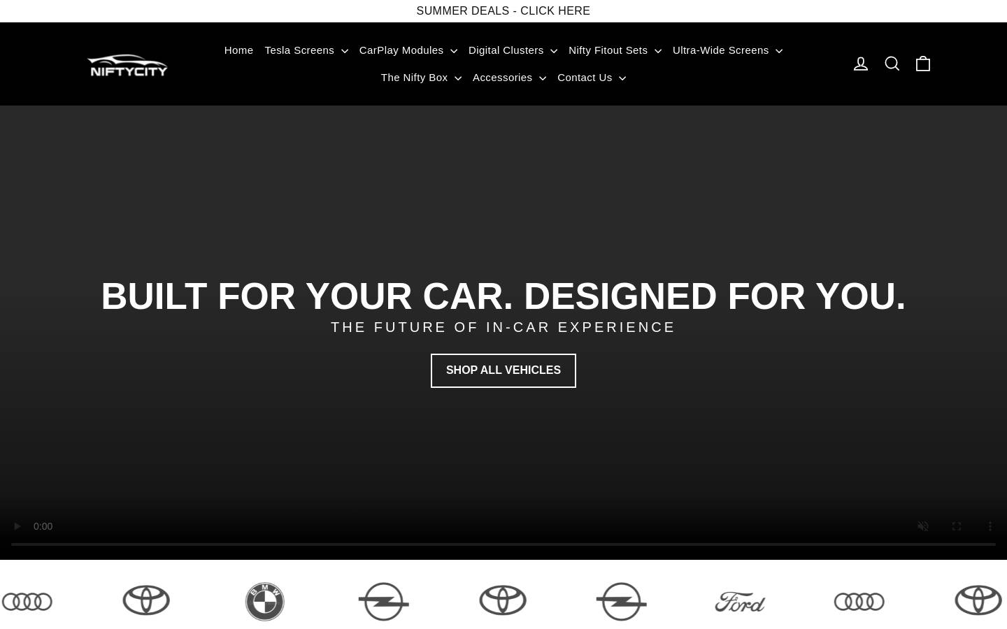 Nifty City homepage screenshot