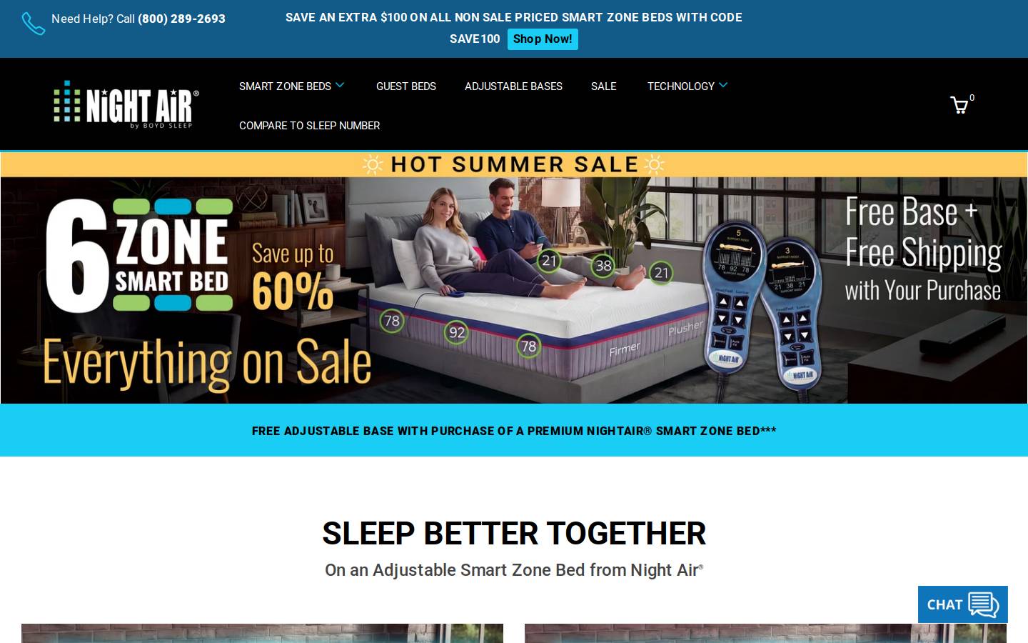 Boyd Night Air homepage screenshot