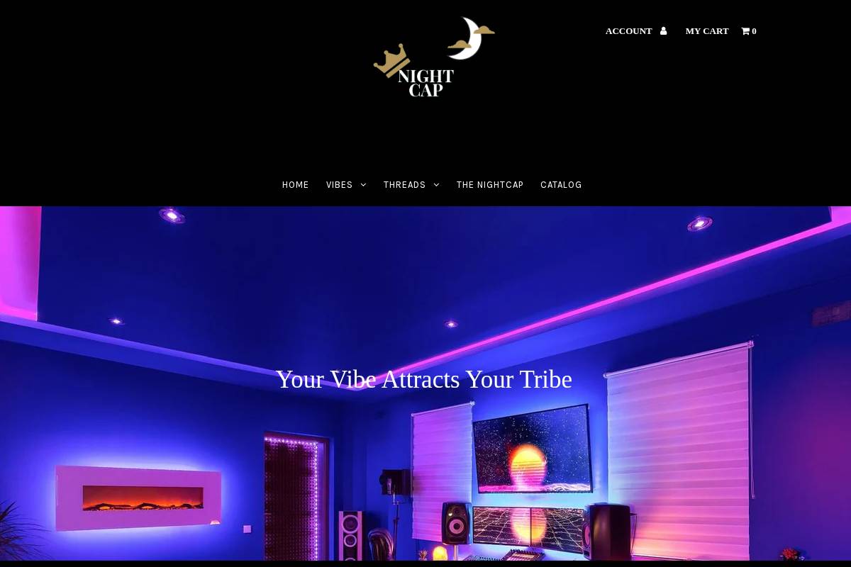 nightcapprod.com homepage screenshot