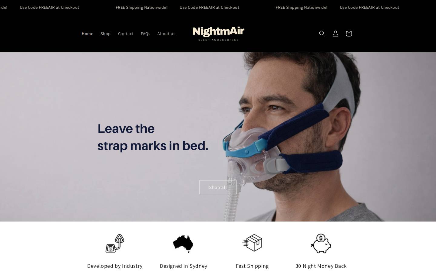 nightmair.com homepage screenshot