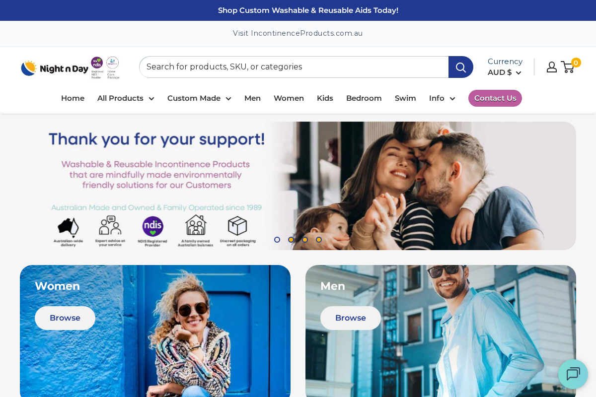 Night n Day homepage screenshot
