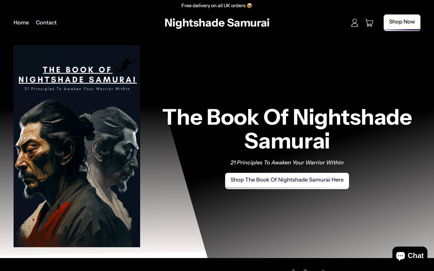 nightshadeofficial.com homepage screenshot