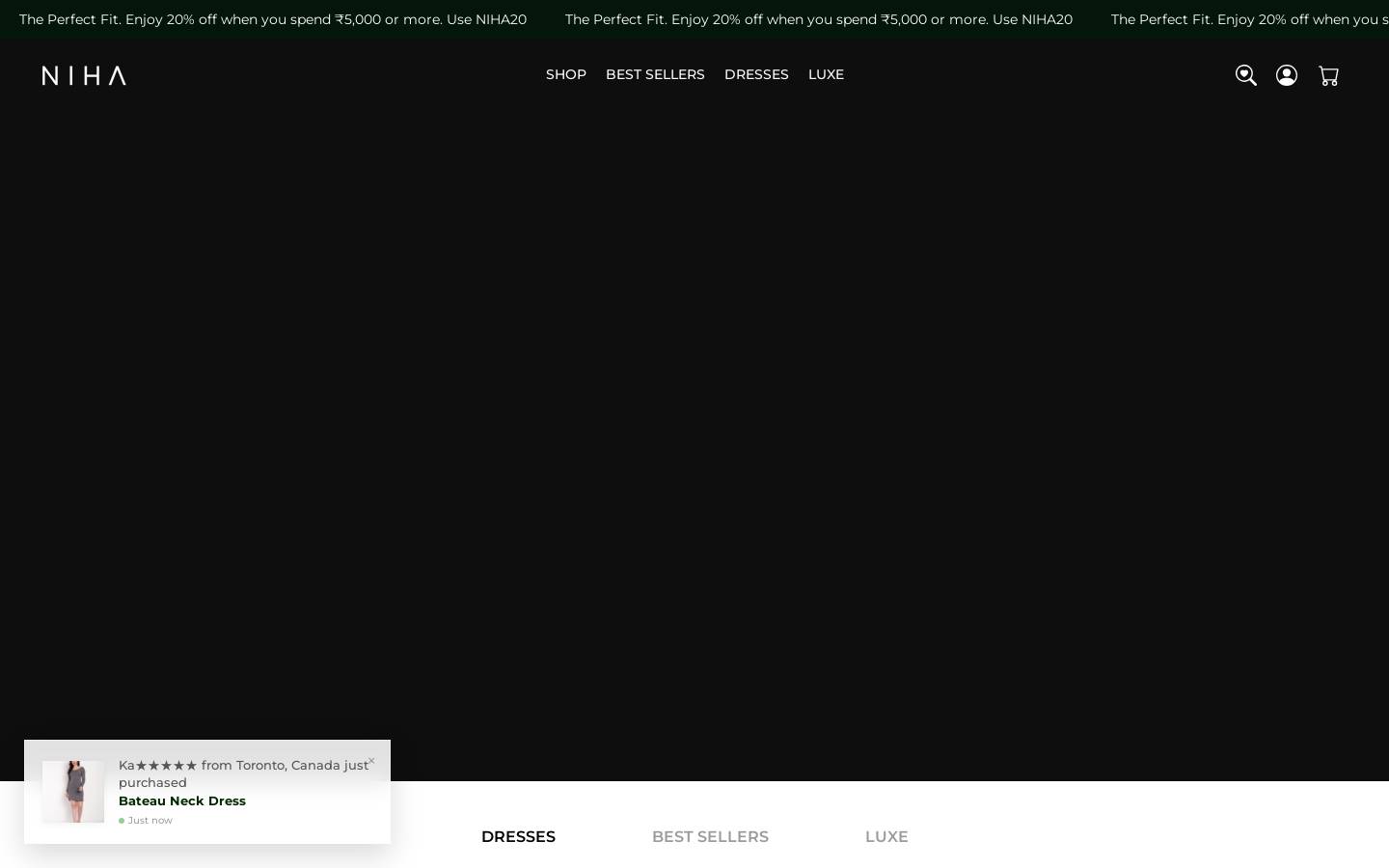 niha.co.in homepage screenshot