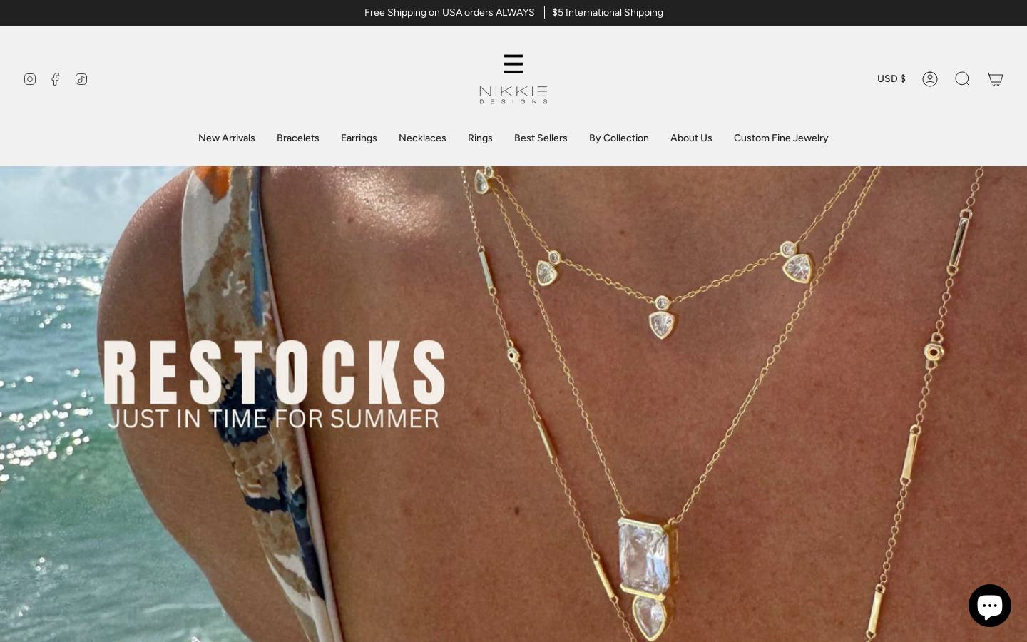 nikkiedesigns.com homepage screenshot