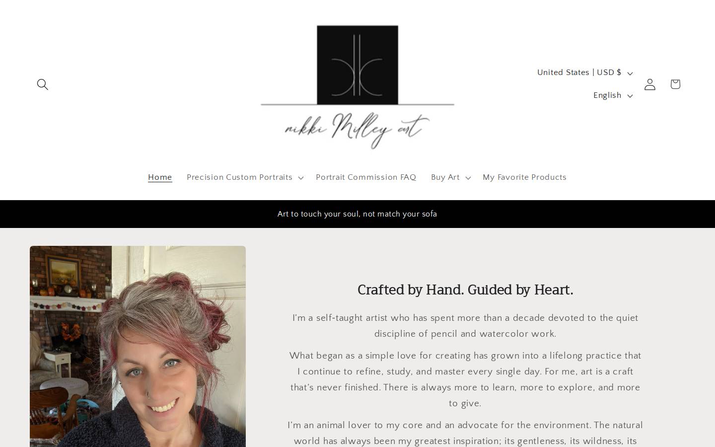 nikkimdesign.com homepage screenshot