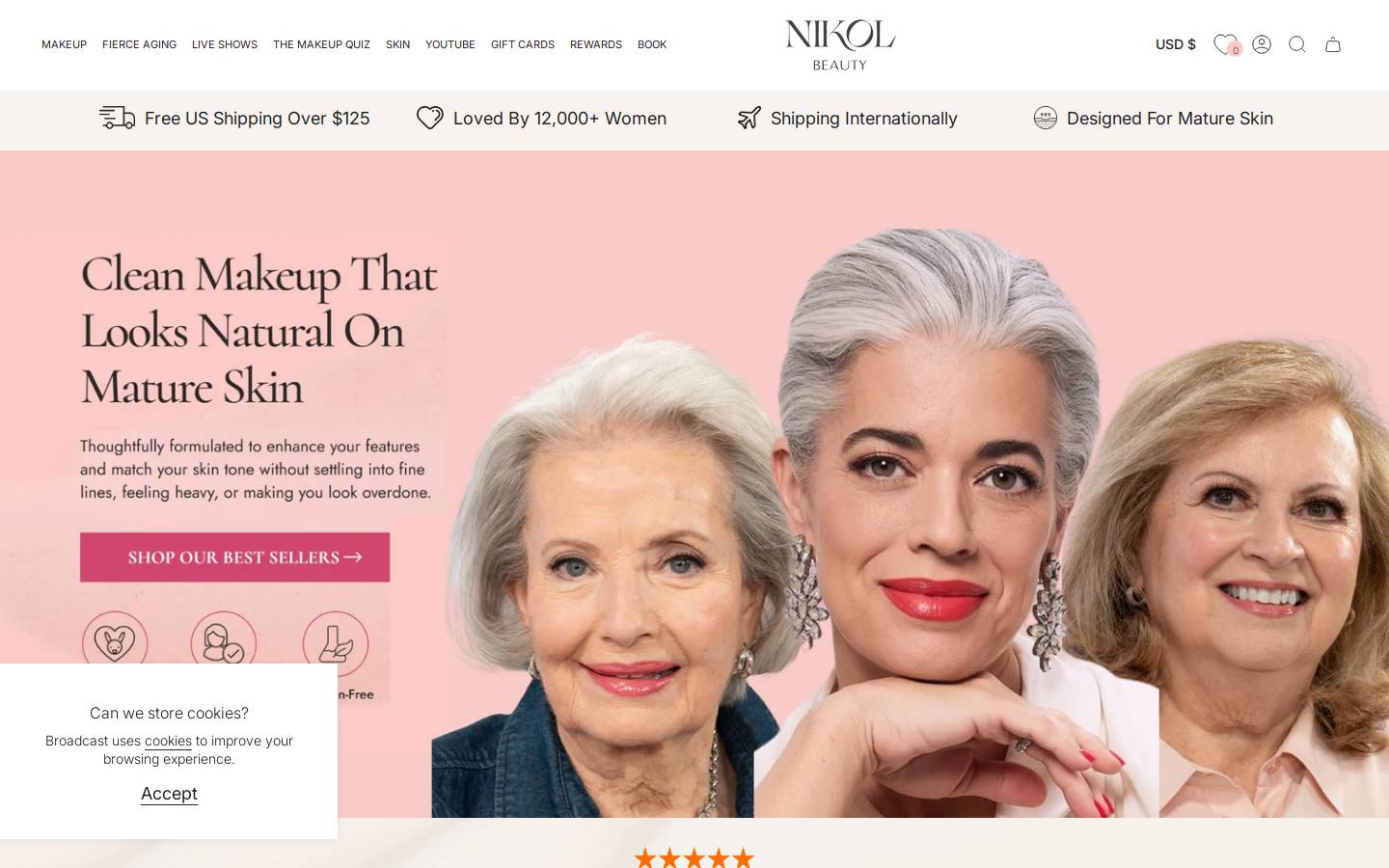 nikolbeauty.com homepage screenshot