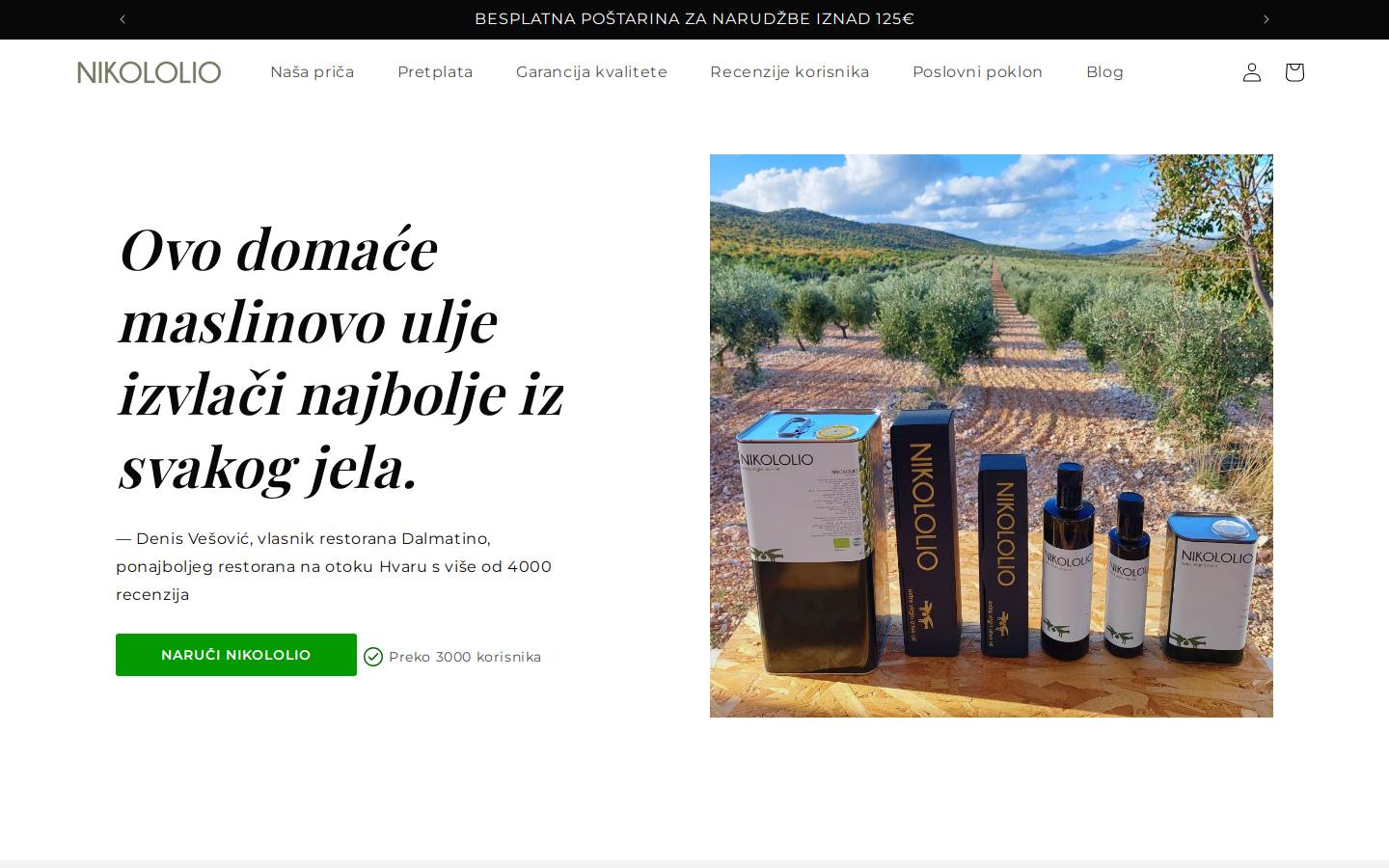 nikololio.com homepage screenshot