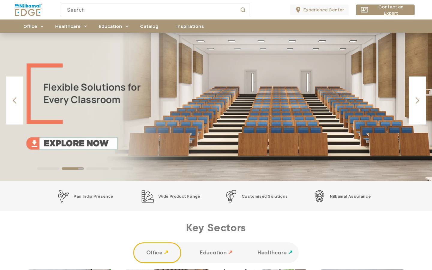 nilkamaledge.com homepage screenshot