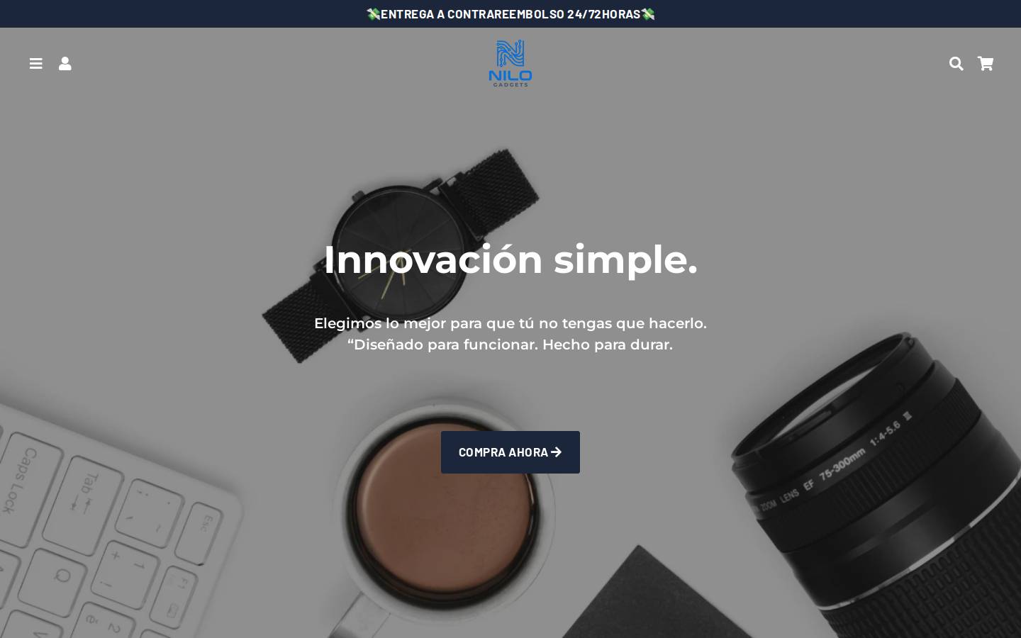 nilogadgets.com homepage screenshot