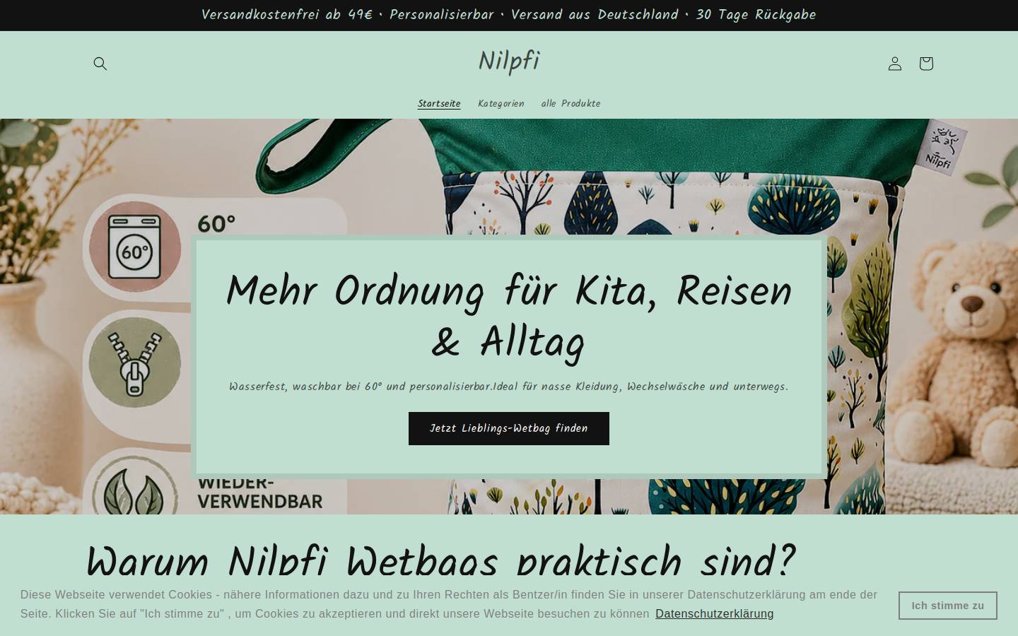 nilpfi.de homepage screenshot
