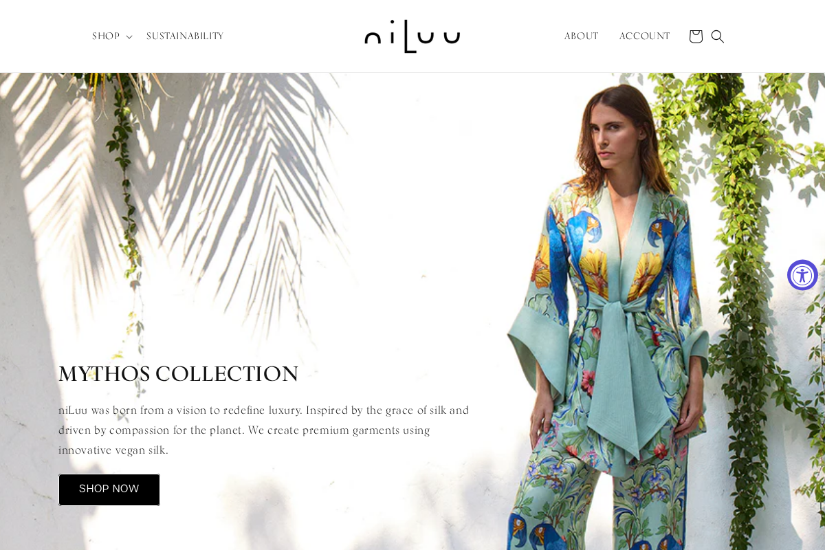 niluu.com homepage screenshot