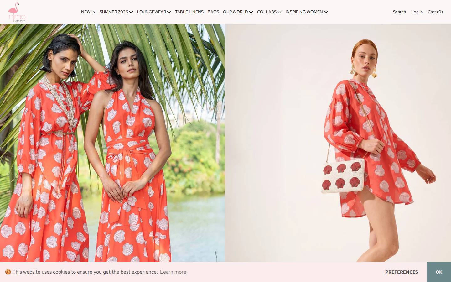 nimowithlove.com homepage screenshot