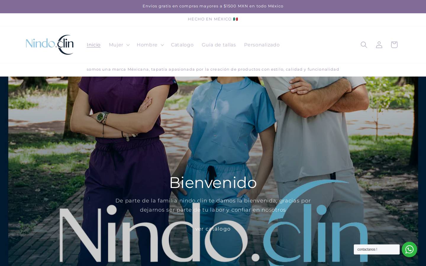 nindoclin.com homepage screenshot