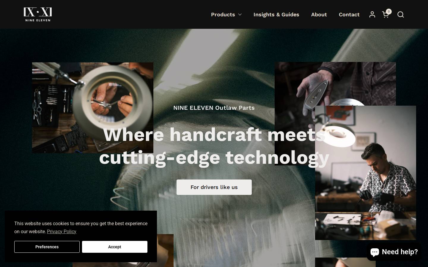 nineelevenoutlaw.com homepage screenshot