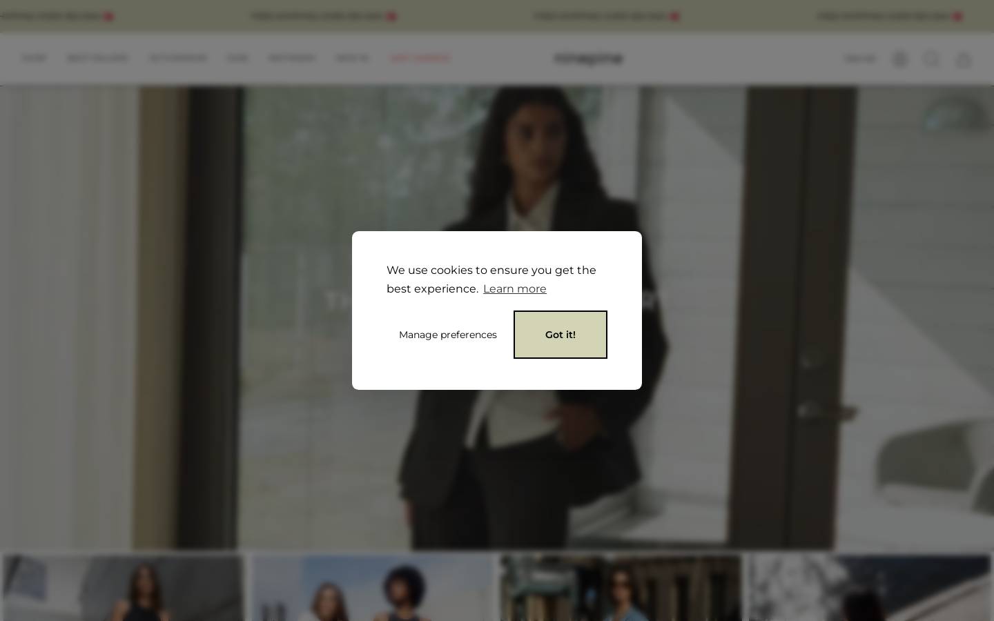 Ninepine homepage screenshot