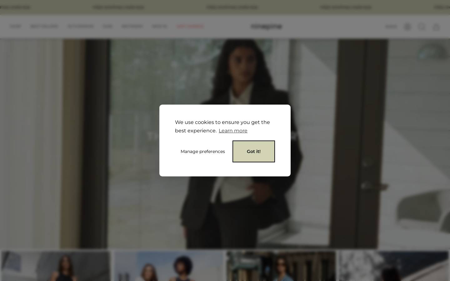 Ninepine homepage screenshot