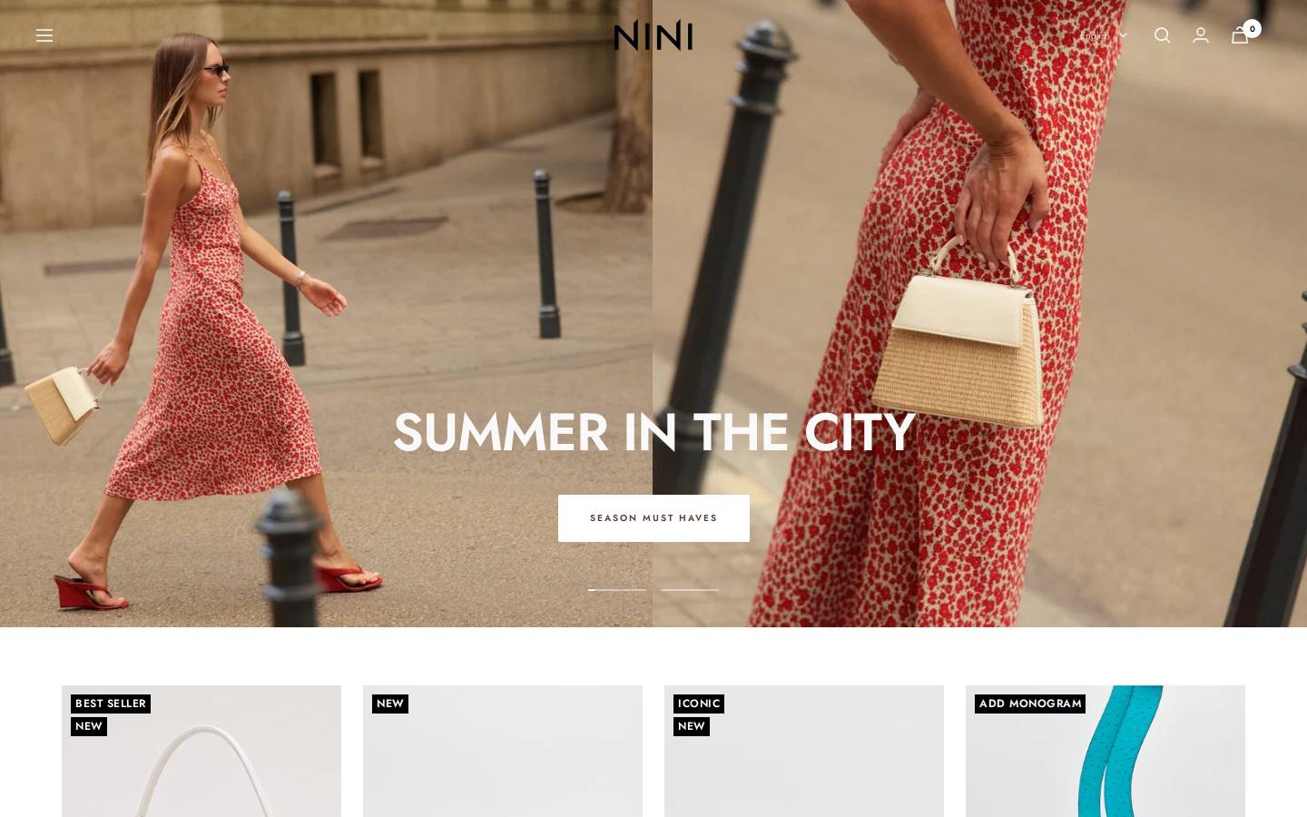 nini.hu homepage screenshot