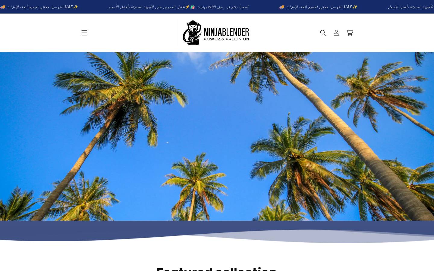 ninjablender.shop homepage screenshot