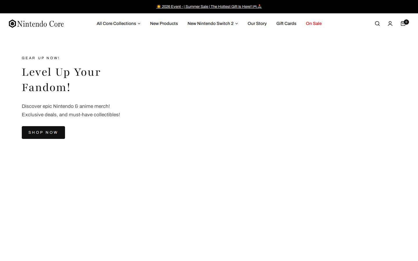 nintendocore.org homepage screenshot