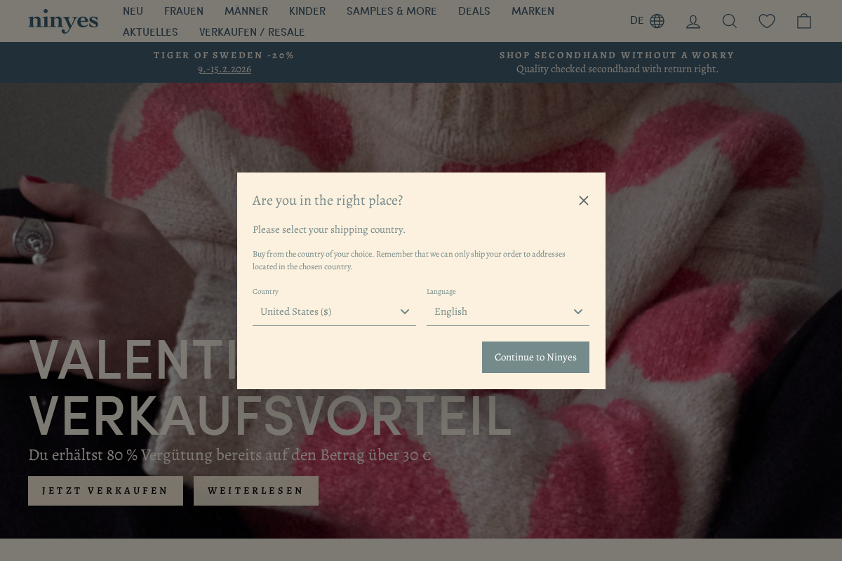 ninyes.com homepage screenshot