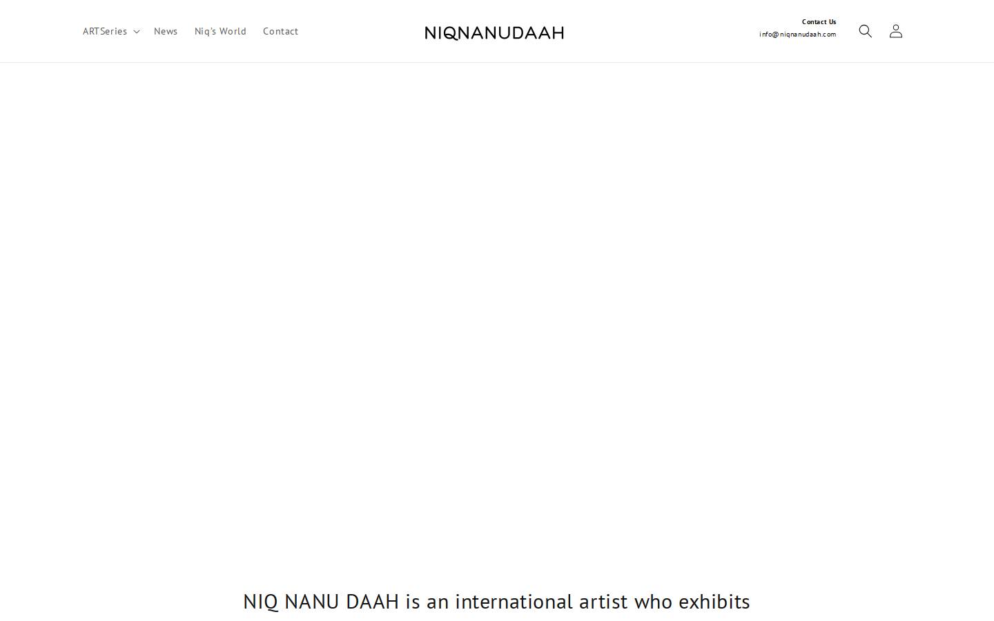 niqnanudaah.com homepage screenshot