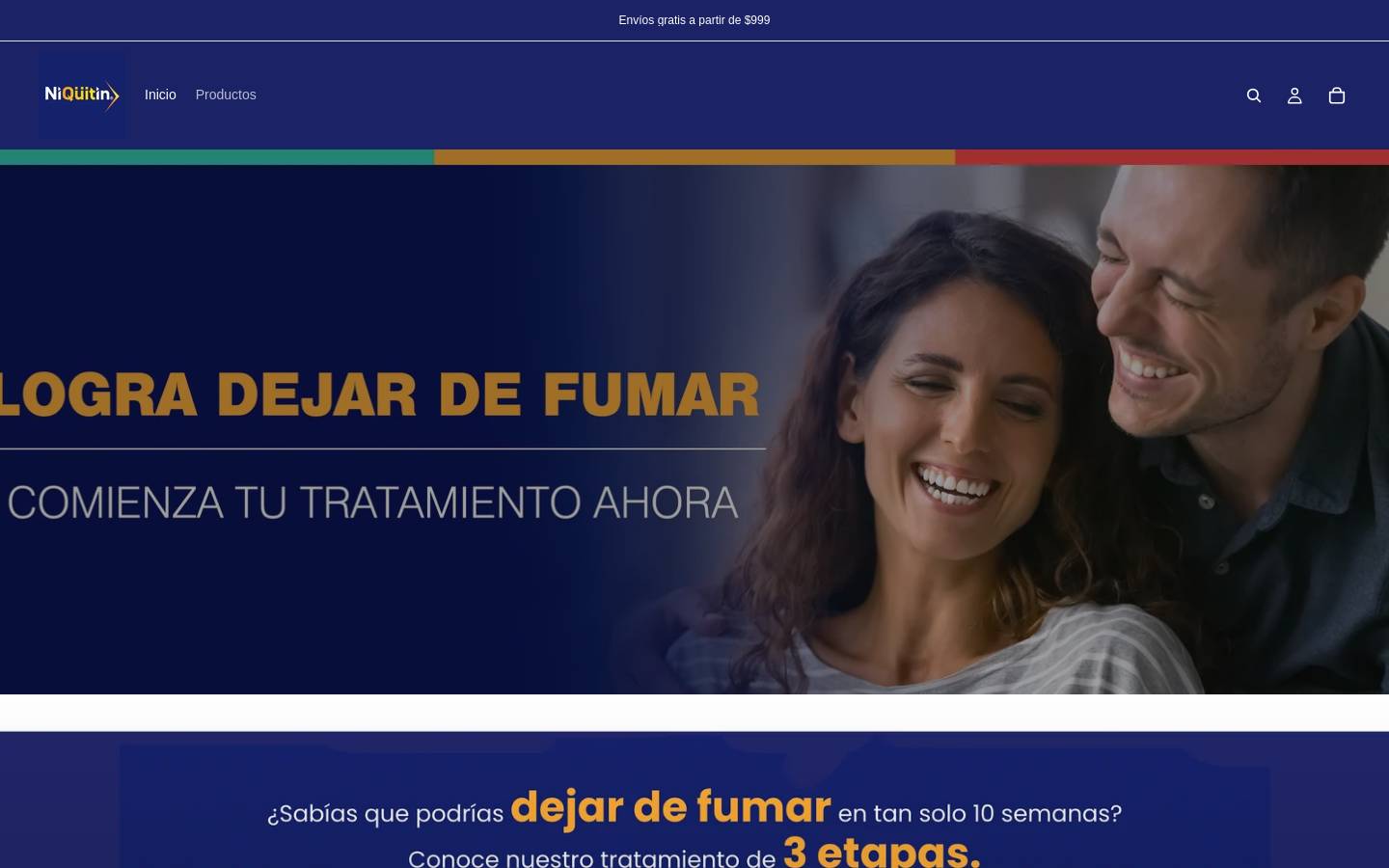 niquitin.com.mx homepage screenshot