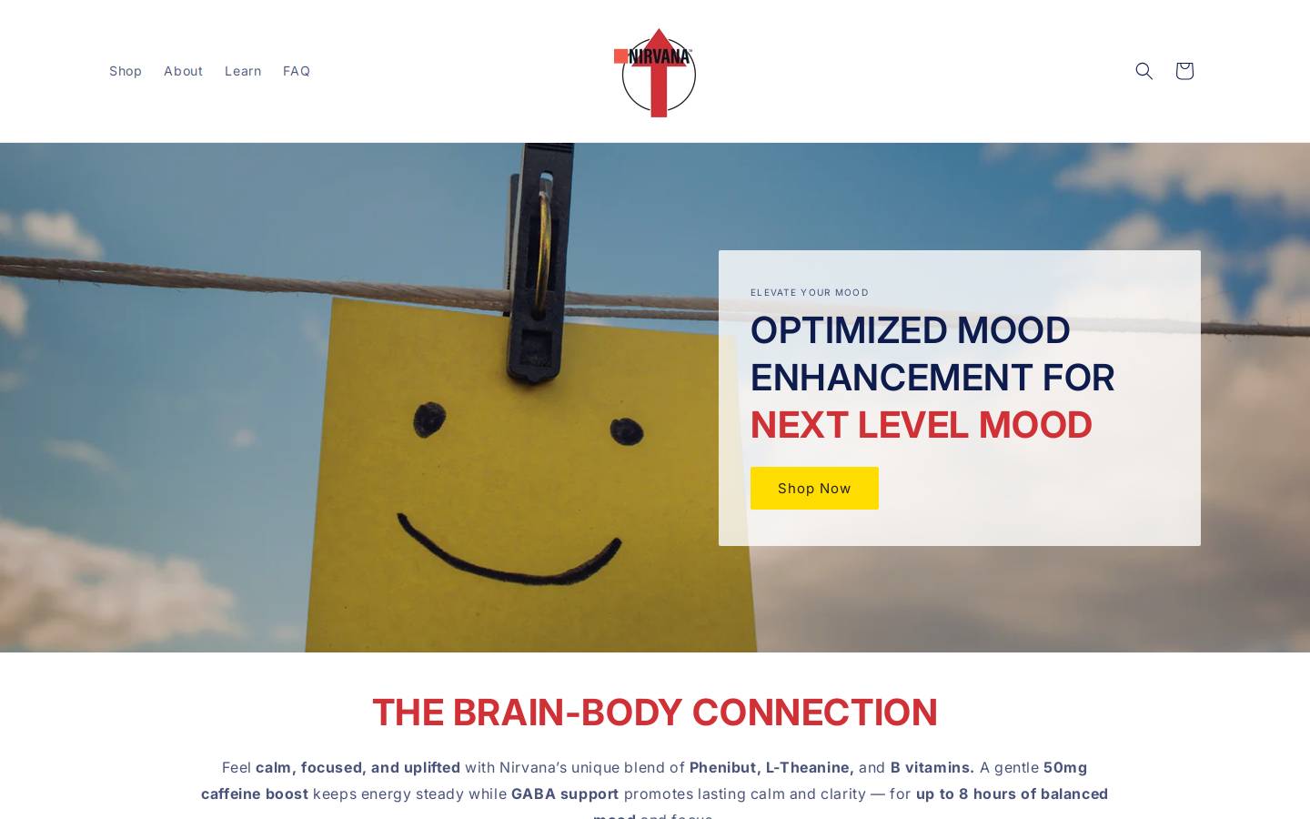 nirvanaboost.com homepage screenshot