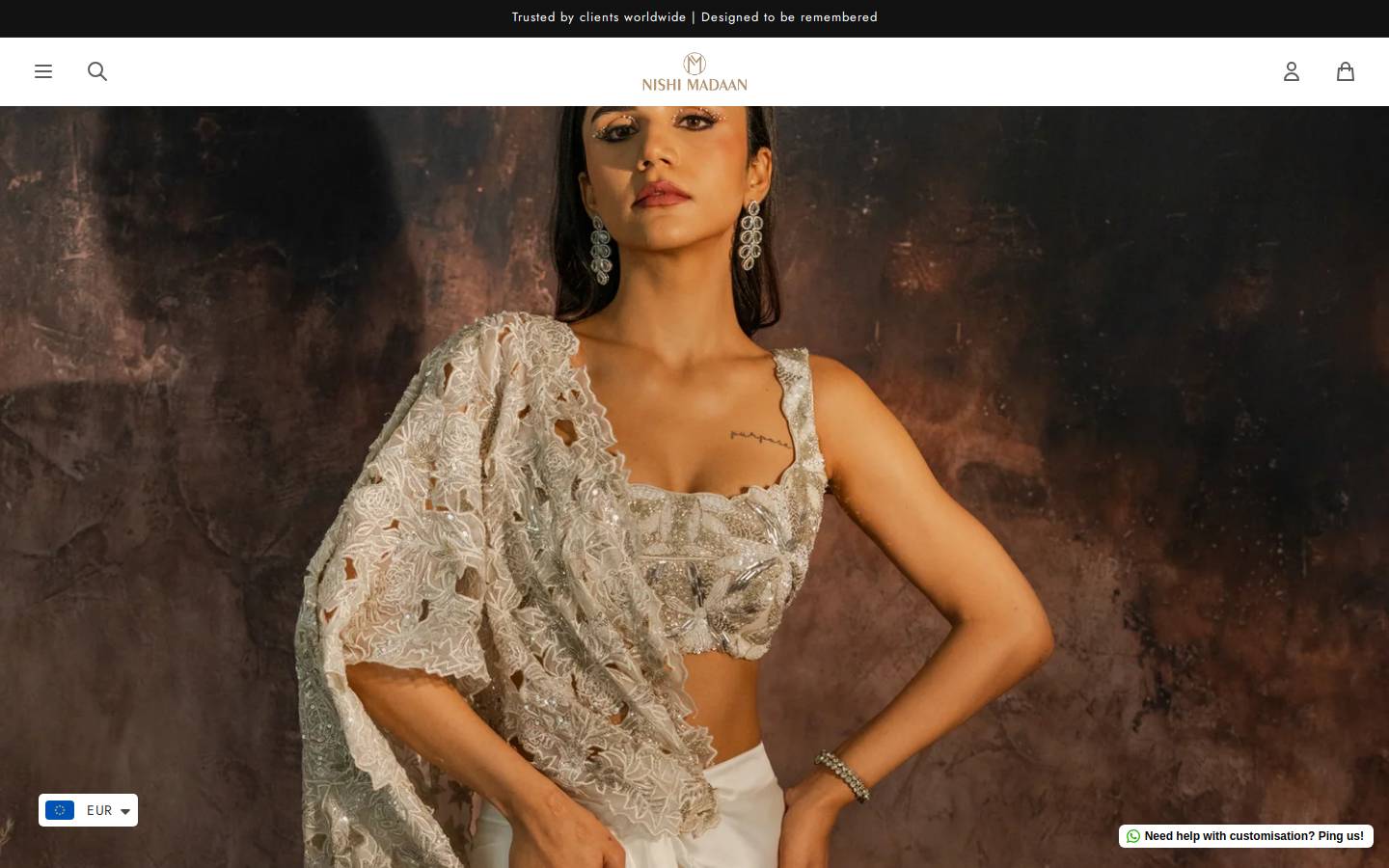 nishimadaanlabel.com homepage screenshot