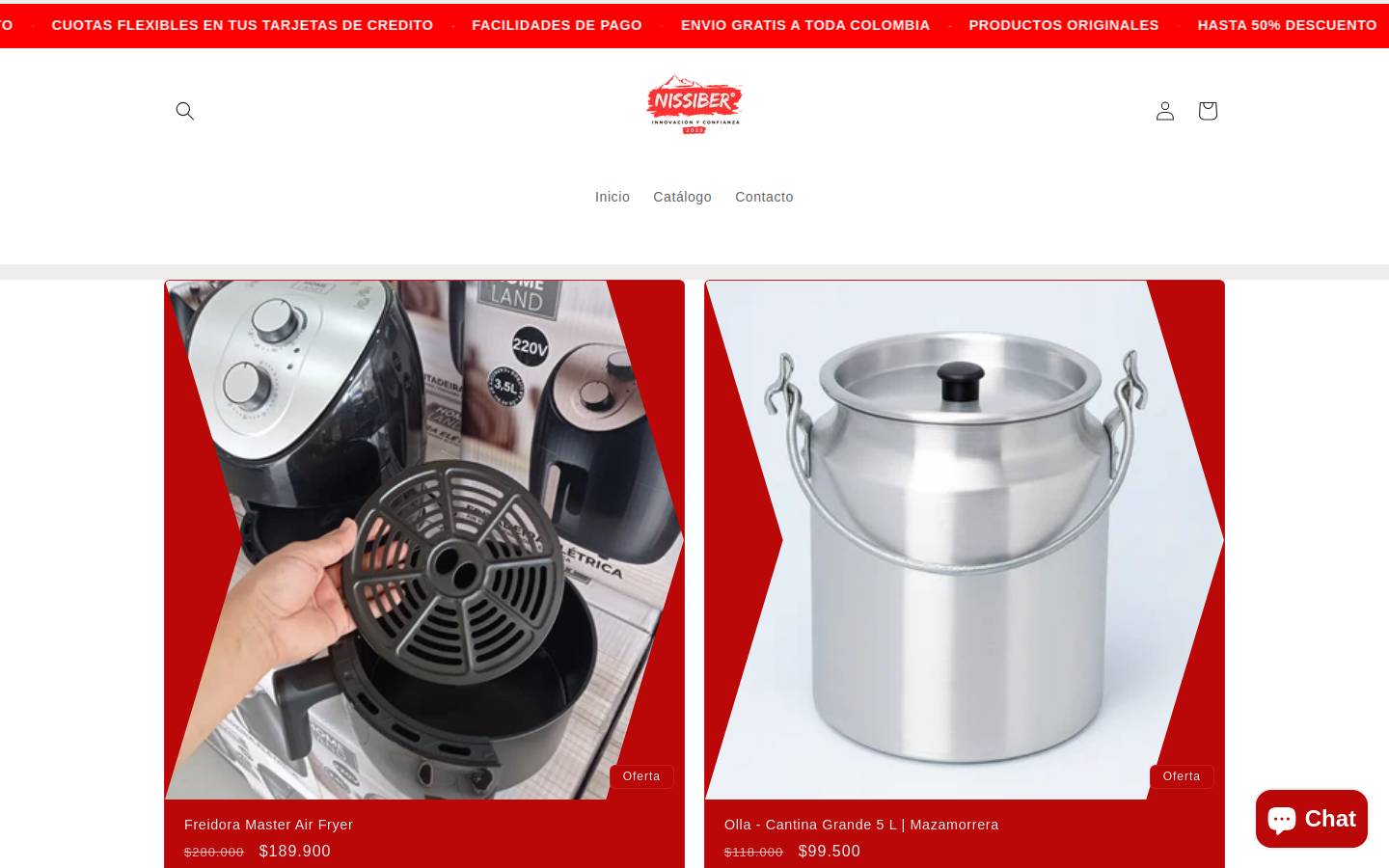 nissiber.com homepage screenshot