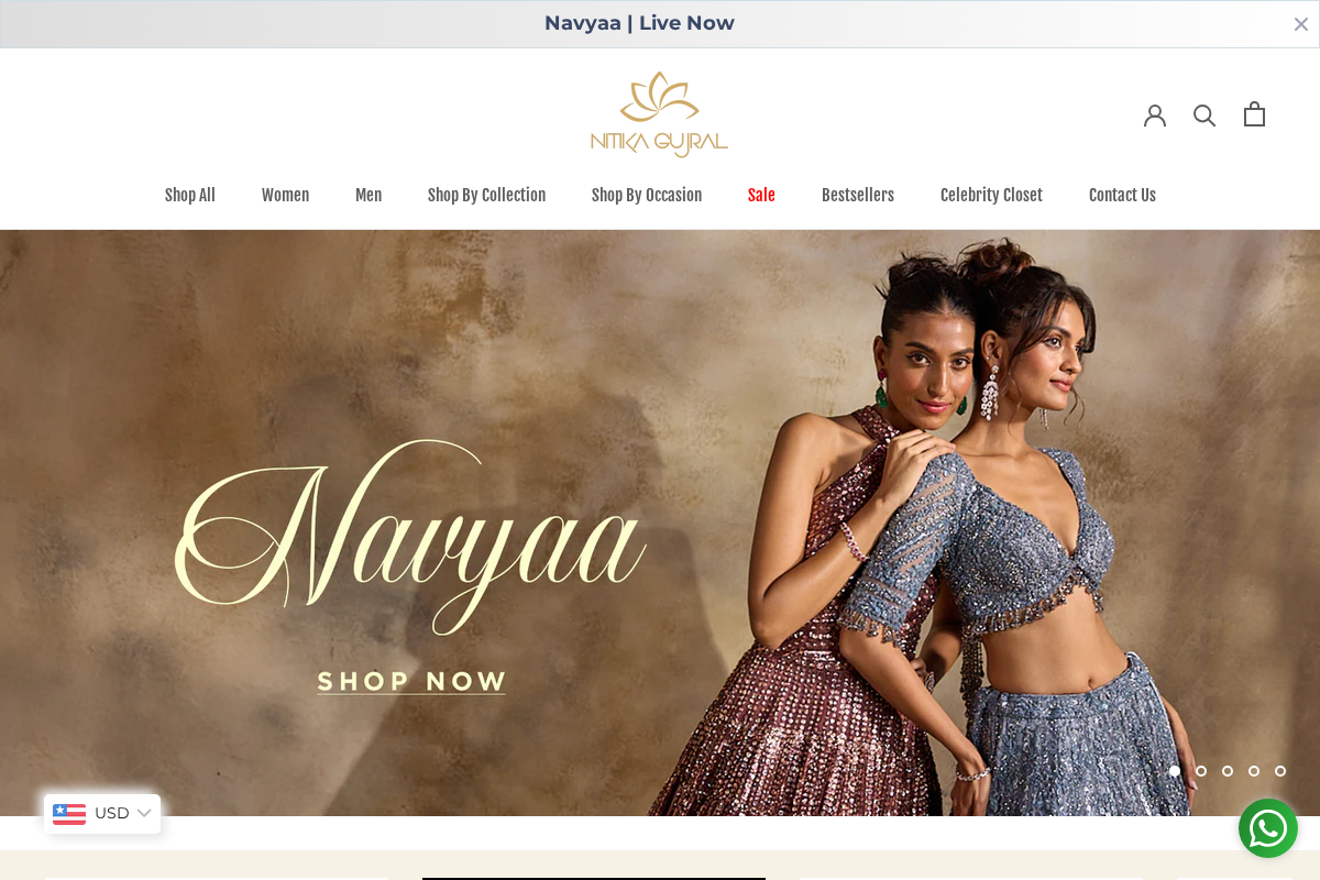 Nitika Gujral homepage screenshot