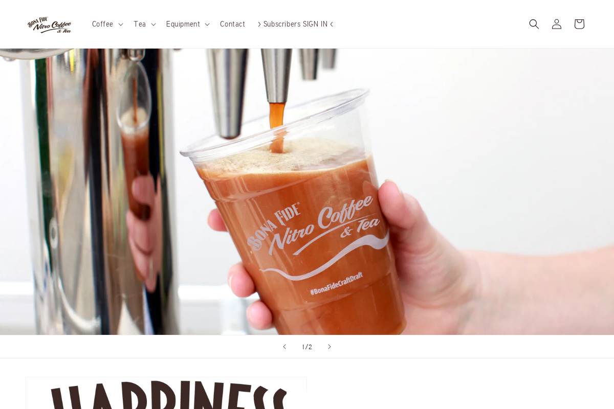 nitrocoffee.store homepage screenshot