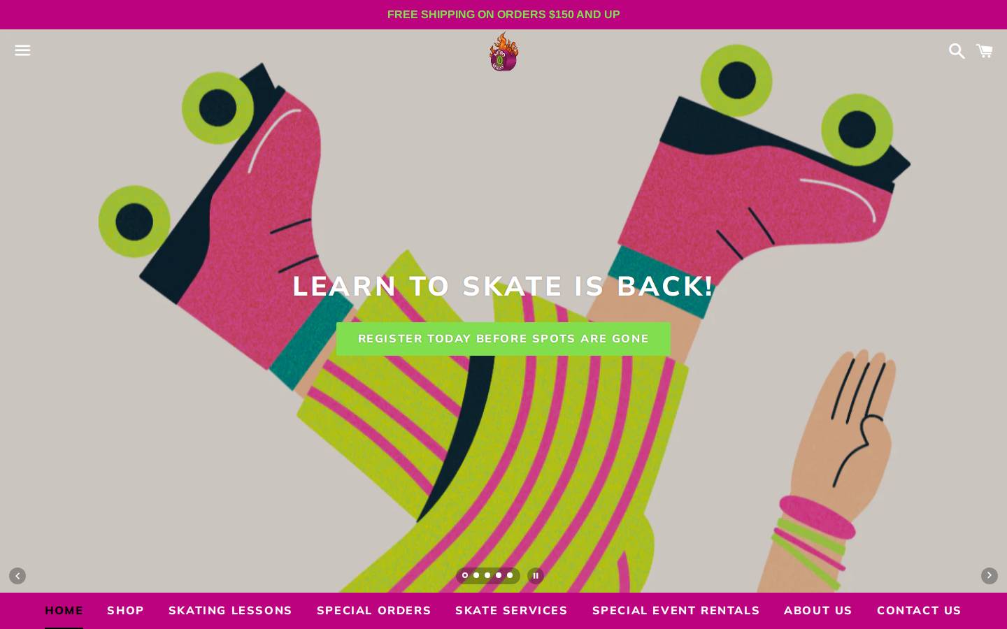 nitroskatesto.ca homepage screenshot