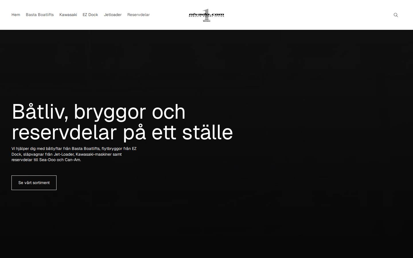 nivado.com homepage screenshot
