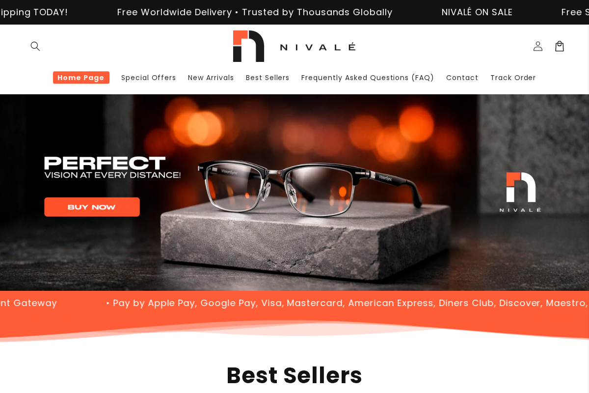 nivaleshop.com homepage screenshot