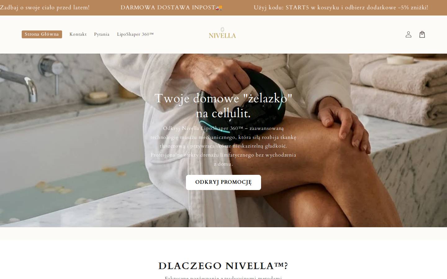 nivella.pl homepage screenshot