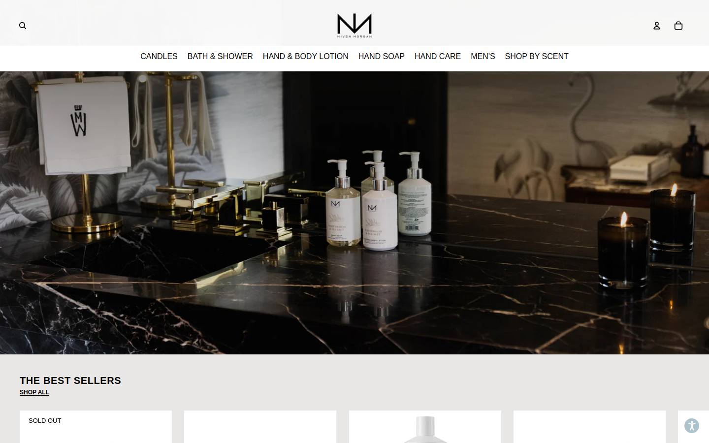 nivenmorgan.com homepage screenshot