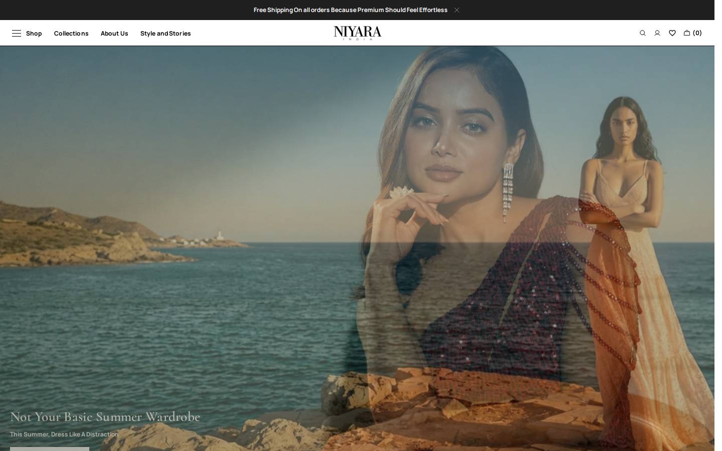niyara.shop homepage screenshot