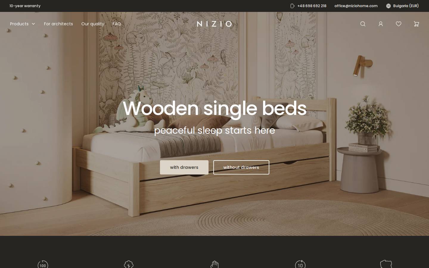 niziohome.com homepage screenshot